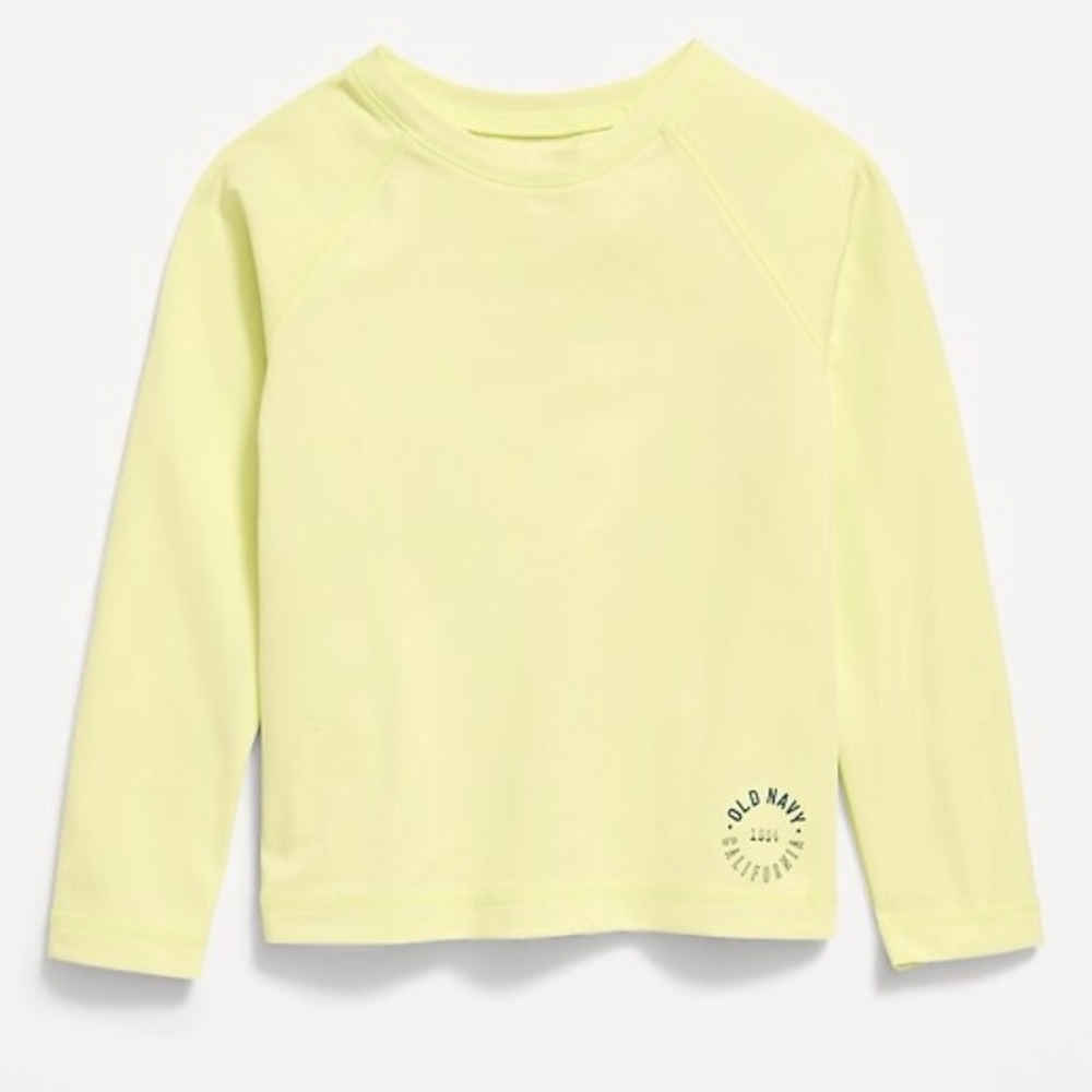 Yellow & Blue Logo-Graphic Rashguard - 2T - Picture 6 of 6